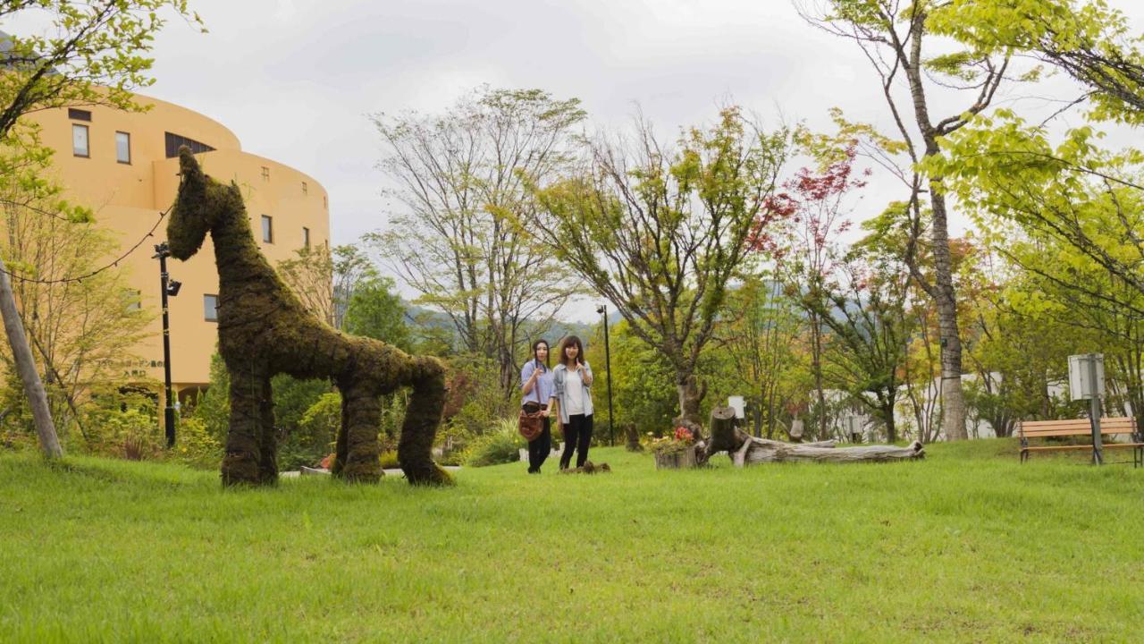 Hotel Morinokaze Oshuku Shizukuishi Buitenkant foto